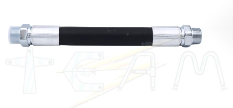 [UL330B] MANGUERA DE 3/4" X 1 PIE, BLACK STEELFLEX HOSE, HARDWALL. UL STANDARD