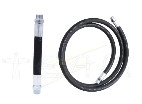 [12FT] MANGUERA DE 3/4" X 12 PIES BLACK STEELFLEX HOSE, HARDWALL. UL330 STANDARD